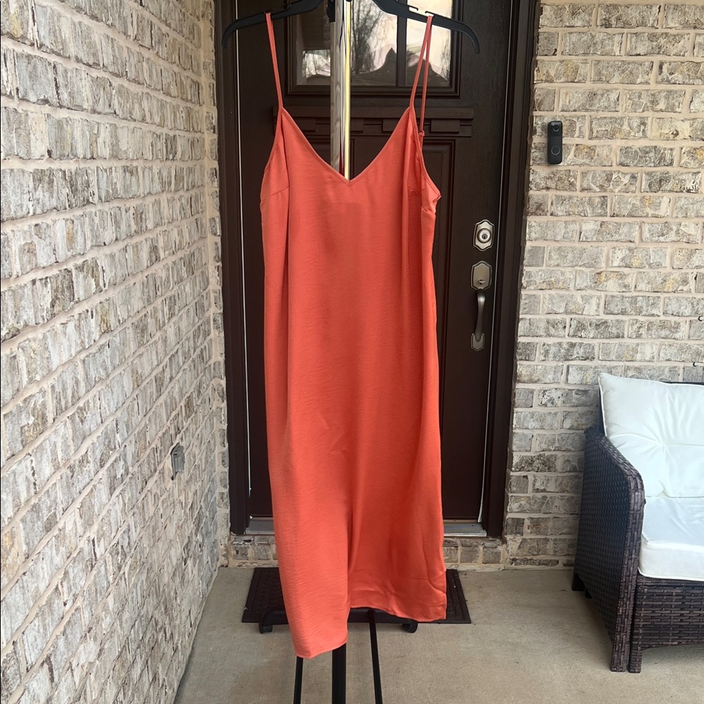 A New Day Vibrant Orange Dress Size Small